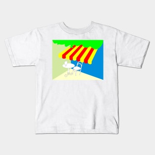 Terrace with table and chair Kids T-Shirt